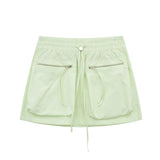 New Pocket Decoration Short Shirt Coat Tooling Miniskirt 3067421-Outfit