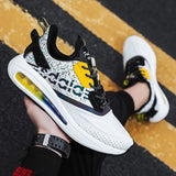 Men's Breathable Running Shoes High Quality Air Sole Cushioning Sneakers Outdoor Wear-resistant Reflective Jogging