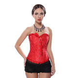 Lady Bouquet Top Sexy Belly Shaping Suit-Outfit