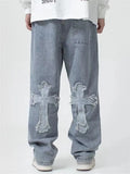 men's vintage jeans with cross