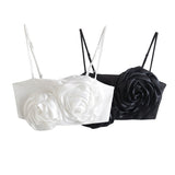 New Summer Embossed Flower Halter Jacket With Solid Color Vest-Outfit