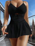 2023 New Special Fabric Conjoined Conservative Swimsuit