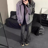 Fongt Short Jacket Men's And Women's Spring And Autumn Cushion Shoulder Suit Collar Pilot Fashion Niche Baseball Suit Coat