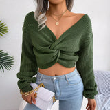 Wind 2025 Autumn/Winter Long-Sleeved Knitted Sweater Women's