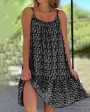 Fongt Summer 2025 New Wish Garden Wind Smashed Flower Sleeveless Sleeves With Vest Dress