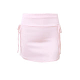 Fongt Summer New Women's Fashion Sexy Lace With Low Waist Wrapped Hip Skirt Short