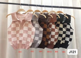 Lattice Collar Sling Vest Women Pure Babes Wear Design Sense Inside A Short Bottom