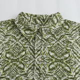 New Printed Lapel Loose Casual Shirt 3564058-Outfit