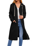 New Women's Loose Zip Long
