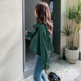Fongt Short Coat Female 2024 Spring And Autumn New Korean Version Loose And Thin Hot Style Windbreaker Women's Jacket-Outfit