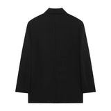 Fongt Spring And Autumn New Women's Fashion Loose Double Buckle Small Suit Coat Top D62075