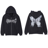 Goth Dark Butterfly Print