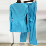 Fongt New Star Fashion Three-Dimensional Flower Without A Suit With A Trout Set Two-Piece Set