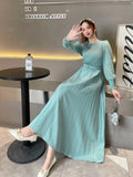 Net Color Elastic Waist Spliced Skirt-Outfit