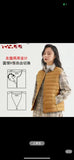 Autumn And Winter New Light Style Women's Down Jacket Vest Casual Without Collar Fashion Sleeveless Down Vest Coat-Outfit