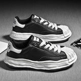 Men's Dissolving Shoes Women High Quality Microfiber Leather Sneakers Shell Toe Dissolving No-slip Sports Shoes