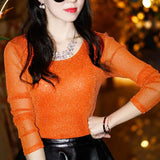 Sleeve Transparent Shining Elegant
