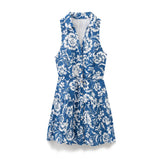 New Spring Style V-Collar Slim Vest Dress 3203722-Outfit