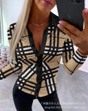 Women's Ruffle Button Shirt-ODS4431 Collection-Outfit