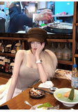 New Hottie Collar Collar Collar Collar Collared Collared Collared Vest Female Thread Slim Thin Slings Outside The Trend Of Wearing