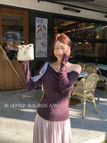Fongt Special Price Does Not Return] Xixi Elegant Temperament Collar Tie With Thin Knitted Shirt Top Female 89492