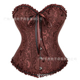 Lady Bouquet Top Sexy Belly Shaping Suit-Outfit