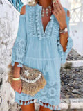 Spring Embroidery Crochet Lace Boho