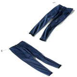 Denim Trousers New Autumn Style Slim, High Waist, High Stretch, Buttocks, Solid Color Pencil Trousers, Small Trousers-Outfit