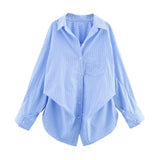 Fongt 2025 New Women's Fashion Simple Bat Sleeve Silk Shirt
