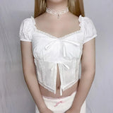 Puff Sleeve Crop