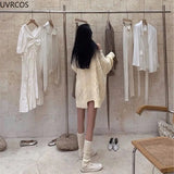 Sexy Off Shoulder Lolita Sweater Women Turtleneck Knitwears Long Pullovers Top Autumn Winter Kawaii Oversize Outerwear-Outfit