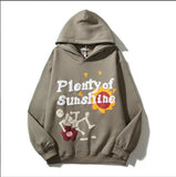 Fongt Korean Autumn And Winter New Personalized Pattern Print Hoodie