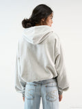 Fongt Print Splicing Short Hooded Hoodie 2025 New Loose Design Hoodie Hoodie Woman