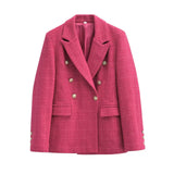 New Autumn Style Double-Row Buckle Suit Jacket 2761241630-Outfit