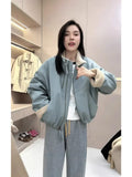 Short Plus Wool Lamb Coat Female Autumn And Winter New 2024 Korean Version Popular Small Thick Warm Jacket-Outfit