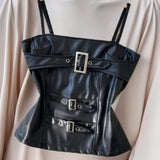 Fongt Temperament Short Double Buckle Suit Jacket Female High-End Velvet Mesh Sling Dress Two Sets