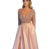 Fongt 2025 New Women's Lieda Sexy Long Dresses Party Evening