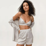 Bathrobes Women 3 Piece
