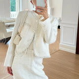 Fongt Famous Lady Small Fragrant Suit Women's Wool Coat Shenzhen Southern Oil European Women's Autumn And Winter New Fashion