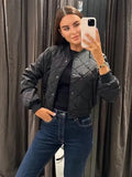 Fongt 2025 Women's New Comfortable Casual Short Cotton Jacket Jacket A19847