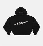 Stars Printed Hoddie-Outfit