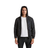 2024 New Original Mushroom Dazzle Color Reflective Jacket Men's Colorful Laser Hooded Jacket-Outfit