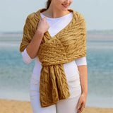 Fongt Women Knitted Shawl Scarf Autumn And Winter New Women's Scarf Women's
