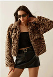Faux Fur Leopard Jacket-Outfit