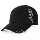 Baseball Cap With Rings Snapback Trucker Hat Dad Hat Women Men Adjustable Golf Ball Sport Casual Sun