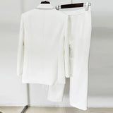 Fongt New Star Fashion Scarf Hot Loose Suit Suit Trousers Set Two Sets