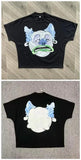 Printing Of Men's T-Shirt Blutosatire Billdog Cotton Oversized Picture-Outfit