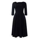 Fongt Women's Autumn And Winter New Fashion Temperament Pocket Dress Evening Dress African Dress