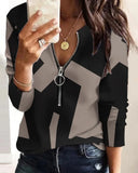 Fongt Spring And Summer New Women's Explosive Ebay Zipper Commuting Long-Sleeved