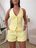 Fongt New Fashion Casual Vest Women's Suit